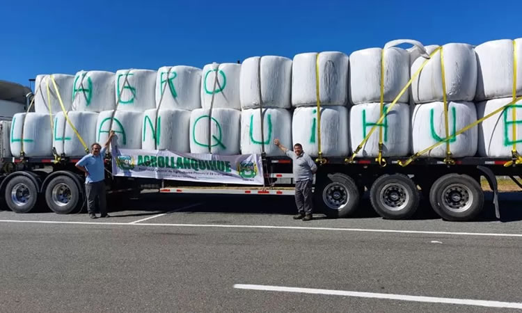 Agrollanquihue envió ayuda para agricultores afectados por los incendios