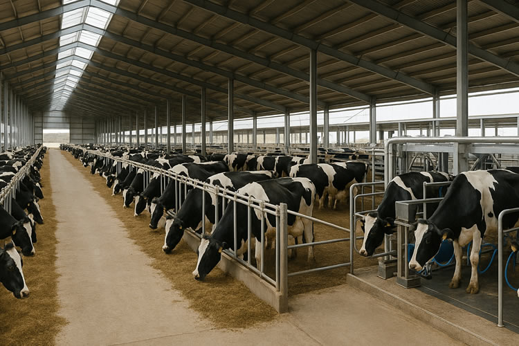 7 causas que explican el vigoroso crecimiento de la producción mundial de leche en 2025