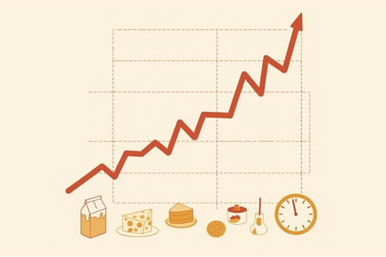 Abril registra una tendencia mixta en los precios de los productos lácteos