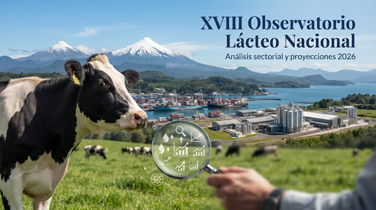 XVIII Observatorio Lácteo Nacional anticipa escenario de expansión productiva y exportadora a diciembre de 2026